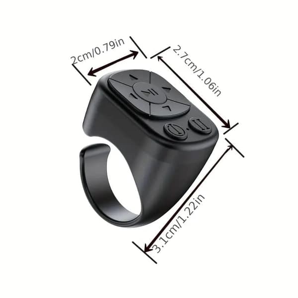 Bluetooth Fjernkontroll – Trådløs Sidevender & Fjernutløser for iPhone, Android & Nettbrett_TF_TF Rosa
