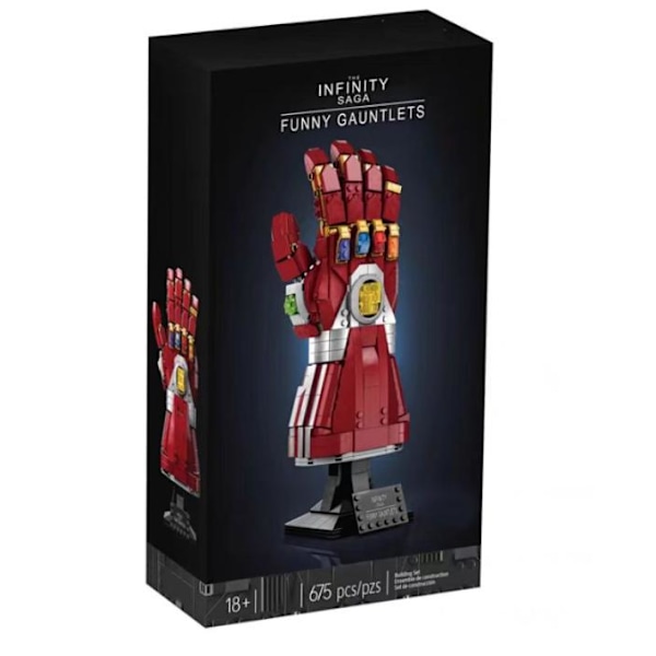 Marvel Infinity Gauntlet Sett Samleobjekt Nanometerhanske Med Infinity-steiner, Byggesett, Avengers Gaveidé For Voksne Og Tenåring Nanometer Glove