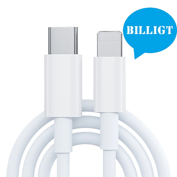 iPhone Lader - Kabel / Ledning - 20W USB-C - Hurtiglader Vi_tfrf