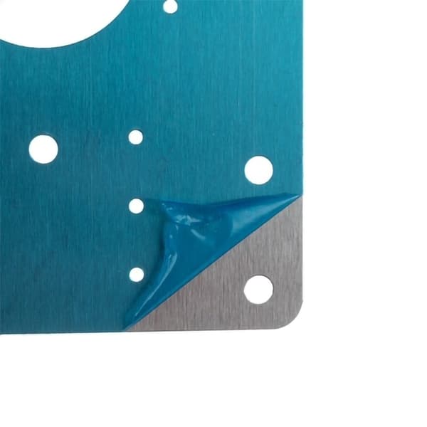 4-pak hængselreparationsplader i rustfrit stål til skabslåger og møbler 9 x 9 cm