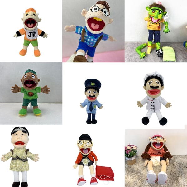 Plyschhatt Spel Toy Boy Girl Tecknad Handdocka Plyschdocka Ta G One Size