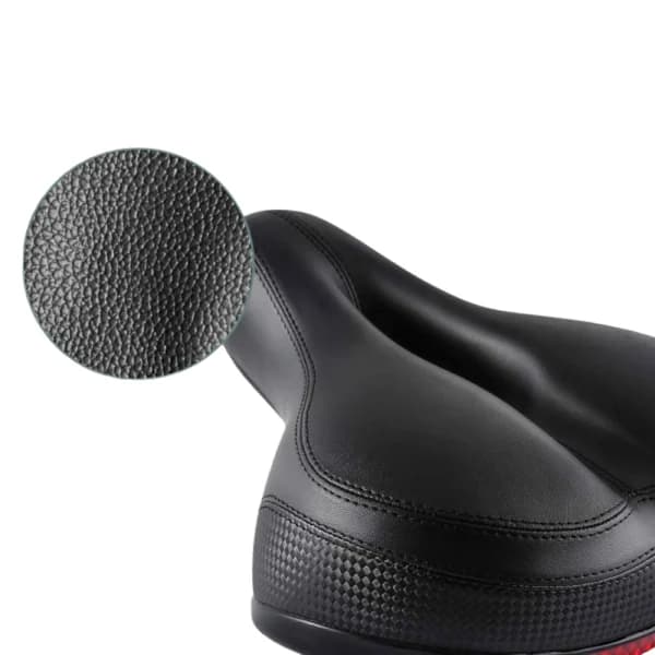 INF Bicycle Saddle Wide and Shock Absorbing Black
