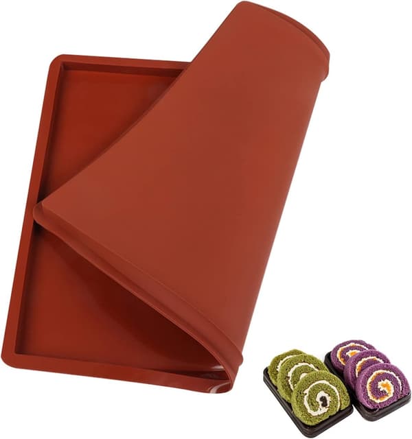 cm - Swiss Roll Mat - Flexible - Silicone Sheet - Baking Sheet - with - Non-stick - Coating - Baking Utensils - Kitchen Utensils - Suitable - Swiss Rolls