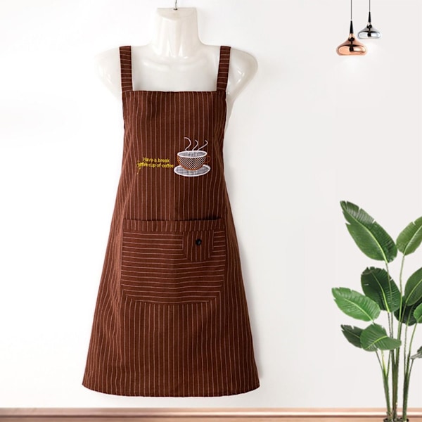 Dam Overall Förkläde Köksförkläden KAFFE coffee