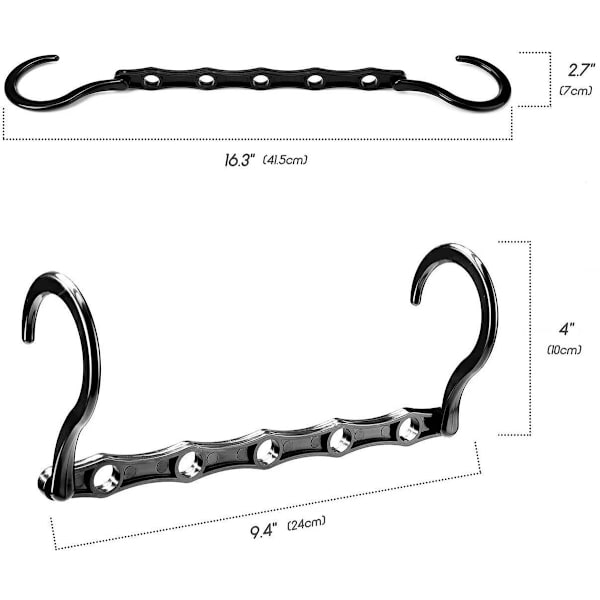Magic Hangers - Space Saving Hangers - Wardrobe Space Saving Hanger Organizer - Multi Hangers