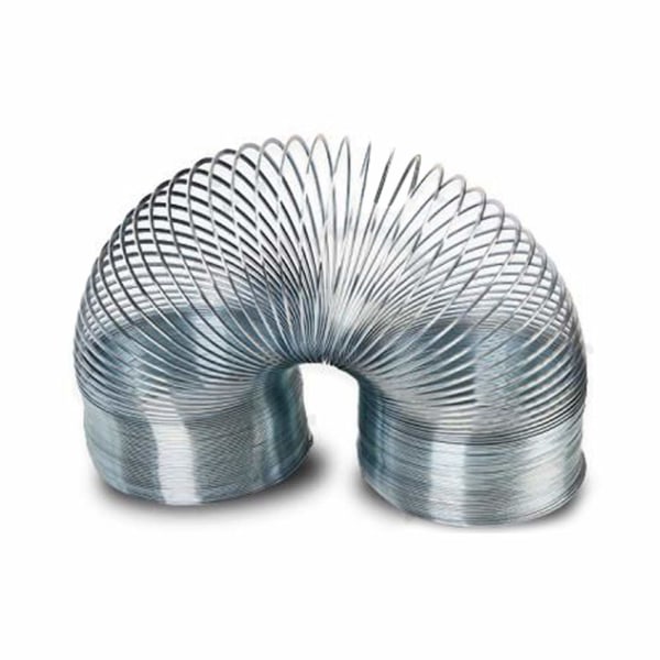 SupeRetro Metal Magic Spring | Slinky Toy för barn | Metal Slinky | Retro leksaker 10 cm