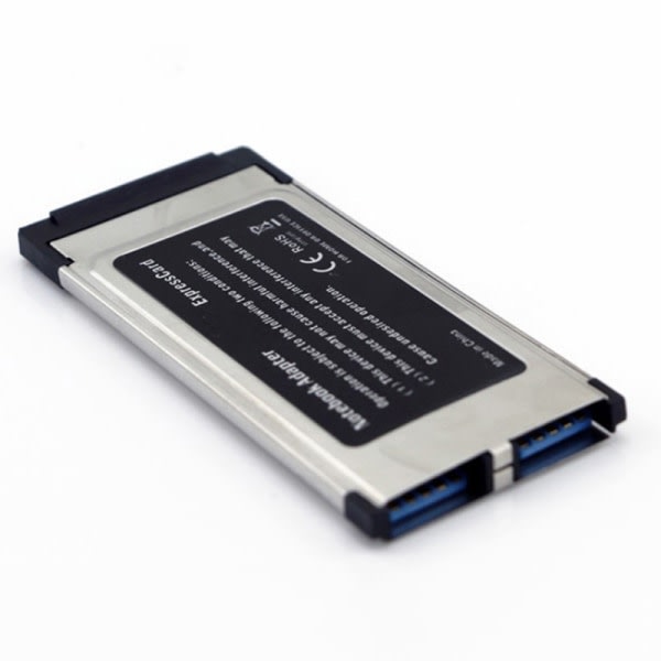 CDQ PCI Express -kort till USB 3.0 2-portarsadapter