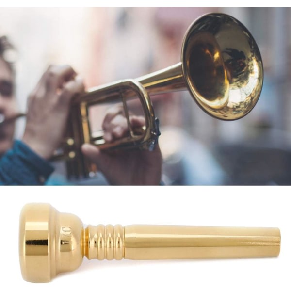 CDQ 1 st Munstykke Guld Trumpet Munstykke 17C Small Metal Musikkinstrument Tilbehör