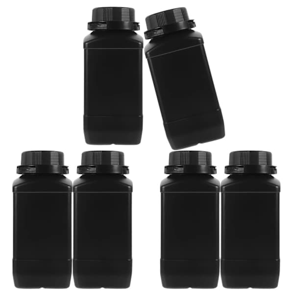 6 pcs Granular Reagent Containers Empty Chemical Bottles with Wide Neck 2x 2x