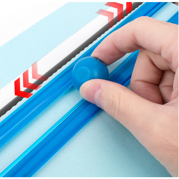 CDQ Bærbar papirtrimmer med blad for rak våg strek for A4-papp FlerfärgadCDQ