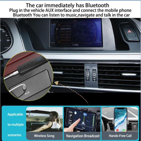 CDQ 5.2 Bluetooth-lähetin-vastaanotin tyypin C Bluetooth-sovitin