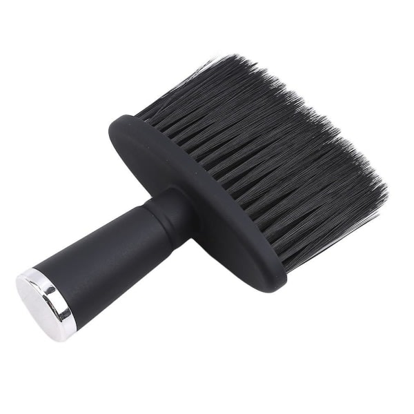 Frisørborste, Soft Neck Duster Brush Salon Frisørhalsborste, Frisørrengöringsværktøj til frisør, salon, frisør (1., sort)