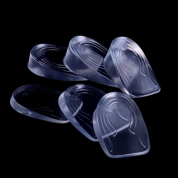 1 Pari Korotussuolat Miehet Naiset Kengät Sisäpohjat Silikon Gel-Pohjalliset Miehet 2cm