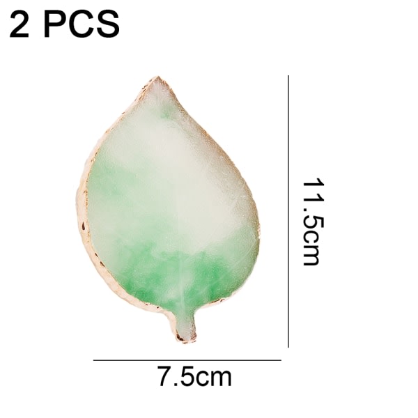 CDQ 2 ST Nail Art Leaf Palette Neglevisningstavle Værktøj