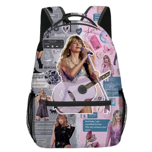 Taylor Swift Perifer Student Skolväska Ryggsäck Present Flicka No.4
