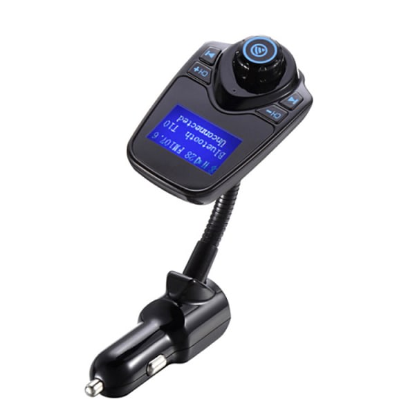 Bluetooth FM-sändare, Trådlös billjudadapter Konfigurointi USB portti, Stöd Aux-ingång 1,44 tumm näyttö Tf-kort