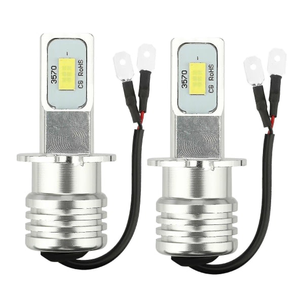 2x H3 Led-kit 100w 10000lm Sumuvalot