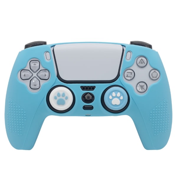 Oppgraderat PS5 Gamepad-koffert med joystick-deksel Blå Blå