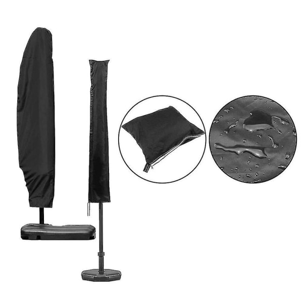 Utendørs Parasolltrekk Vanntett 205cm