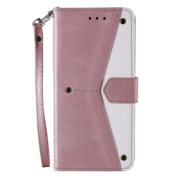 Kompatibel Iphone Se 2020/8/7 Deksel Retro Fashion Pu Läder Plånbok Korthållare Flip Cover Coque Etui - Rosa null ingen