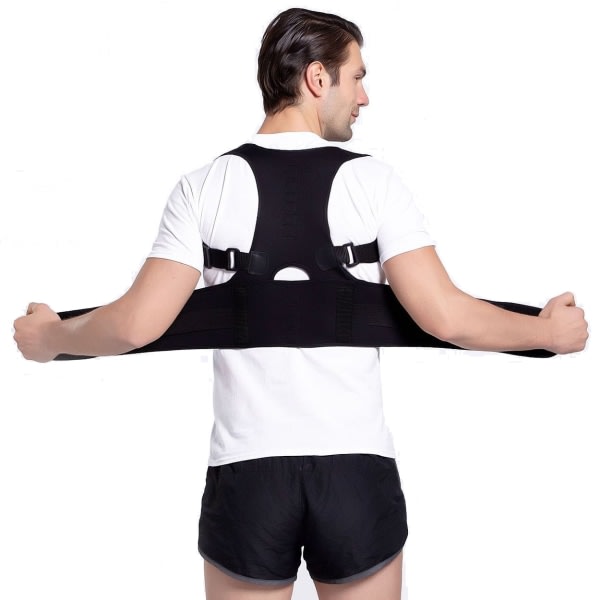 Stark Ryggvest Holdningsvest Ryggstøtte for Bedre Holdning svart black XL zdq