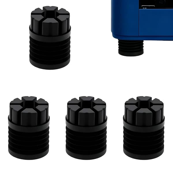 4-pak tilbehør Anti-vibrationsfødder til Bambu Lab-printer, højtemperatur silikone støddæmper til X1/X1C/P1P/P1S 3D-printer