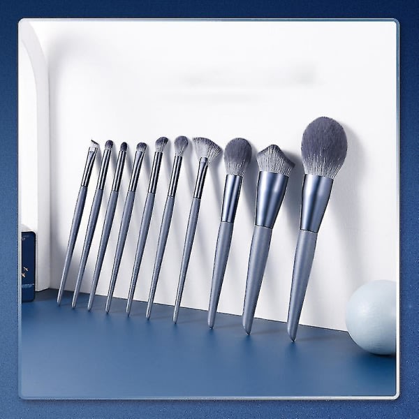Sminkborstar 14st Professionell premium syntetisk set för Foundation Blending Powder Blush Eye Makeup Opp-väska