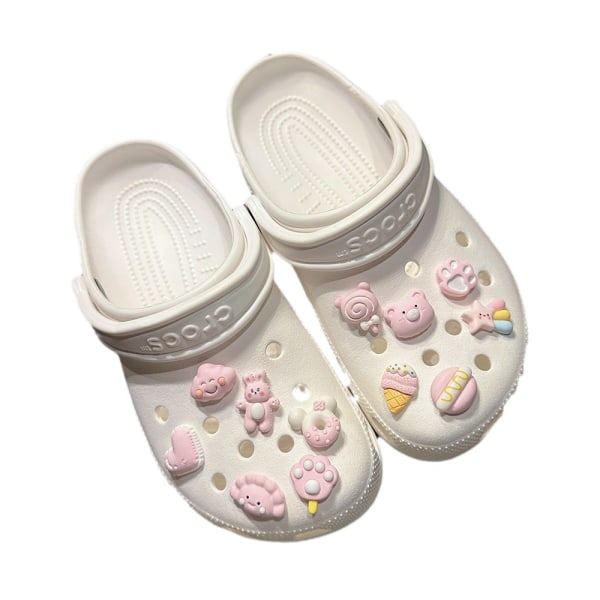 12 kpl Ruusu Karhu Kengän Koristeet Croc Charms Teini Pojat Tytöt