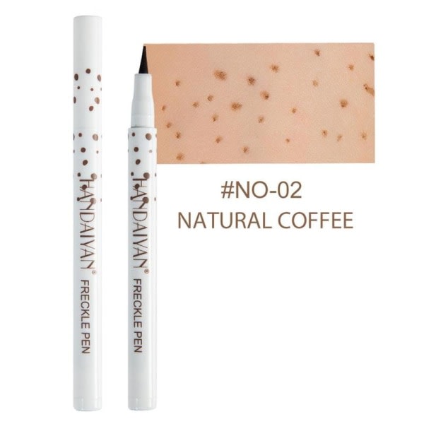 Naturlig verklighedstrogen Freckle Pen Faux Freckle Makeup Penna Varagtig Wat 02# 1ml
