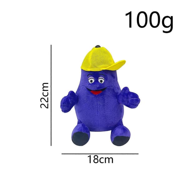 Grimace Shake Gul Hatt Plyschleketøy B_tfrf B