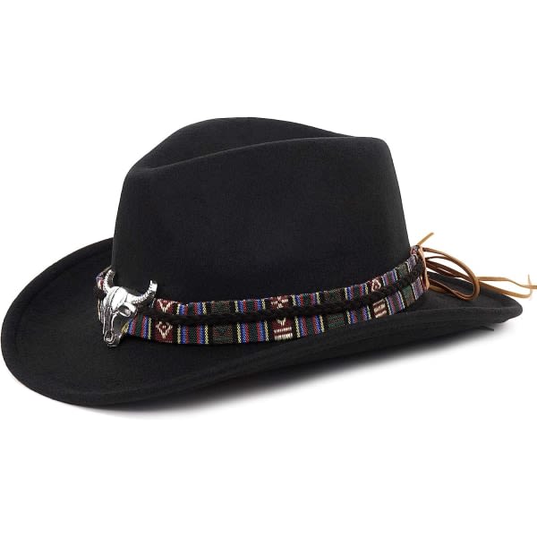 CDQ Unisex krossbar cowboyhat Western Cowgirl Outback-hat