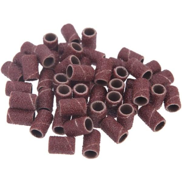 150 stk. Sander Bits Tips Sleeves Manikyr Tilbehør, #180/#120/#8