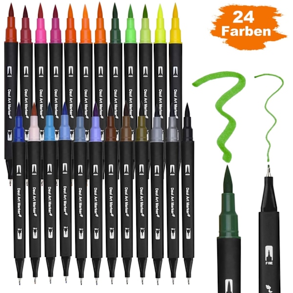 24 Fineliner Pens, Sketching, Writing, Journaling, Crafts