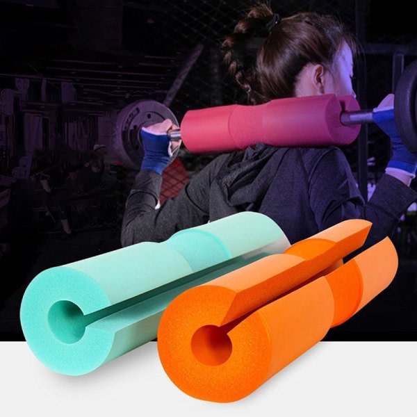 Skivstångspads för knäböj, skyddande nack- och axelstöd, lila, one size