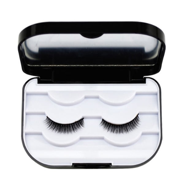 CDQ Makeup Lösögonfransar Förvaring Organizer Box Resefransar Håll one size
