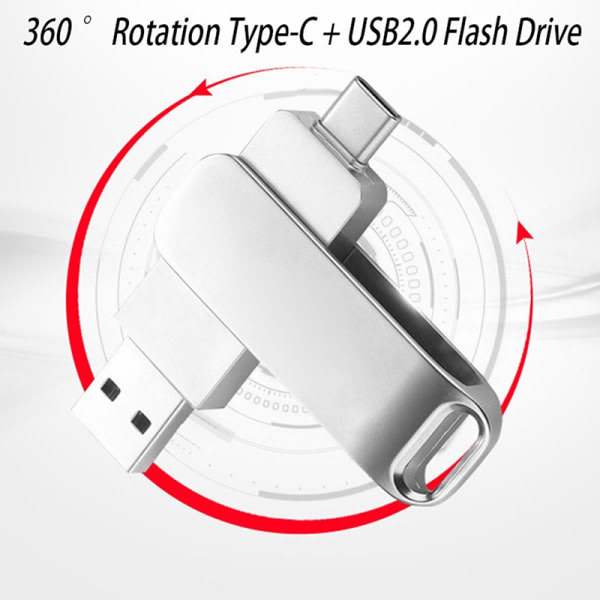 CDQ 1 ST Pennhed 64GB OTG Type C USB 2.0 Flash Drive