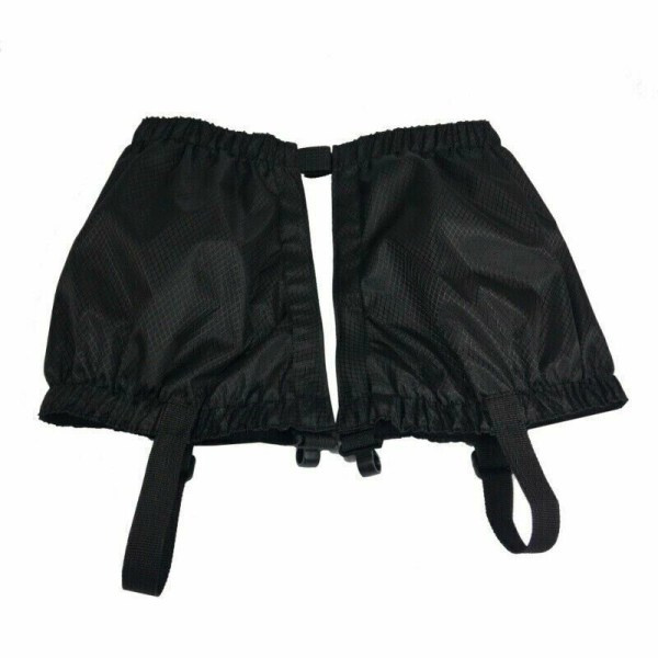 Utomhus Camping Vandring Vandring Vattentät Damask Boot Leggings Ankelskydd Svart