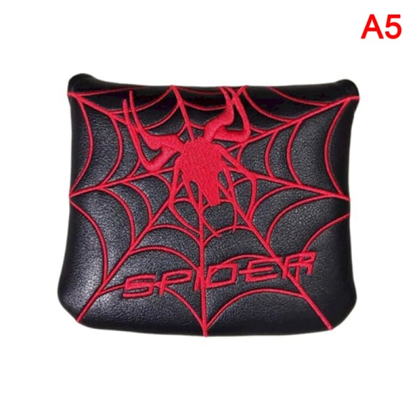 Square Mallet Putter Cover Golf Headcover for TaylorMade Spider A5 A5