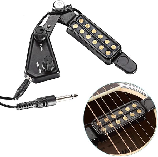 Gitar pickup lydhull - akustisk gitar - tonevolum