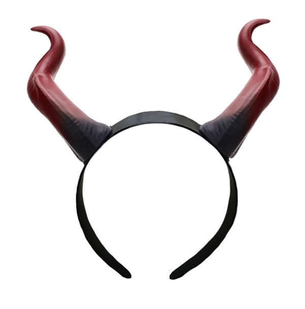 Maleficent Hornhodebånd Hårtilbehør Halloween Kostymefest Sideprops MJ51 One Size One Size Matte removable