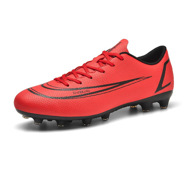 Fotbollsskor för herr Fotbollsskor med hög ankel för vuxna Grästräning Sport Skor Sneakers Yj2209-1A Red 43