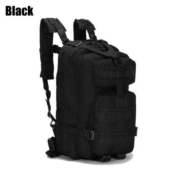 Military Tactical Army Backpack Outdoor Bag 30L svart black