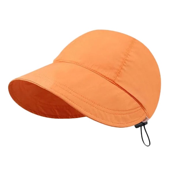 Hatt med brett brätte Dragsko Justerbara Kepsar Herr Dam Strandhatt Orange