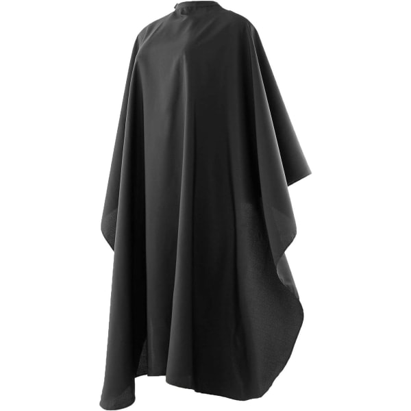 Svart Frisørforkle - Profesjonelt Nylon Hårklippingsforkle for Salong