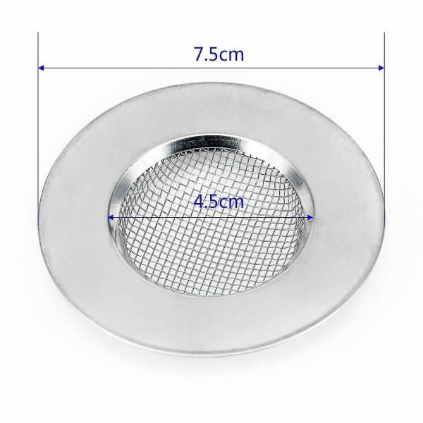 Multifunktionell avloppsstopp i rostfritt stål för kök Håravloppsfångare, (vit) (2 st) CDQ