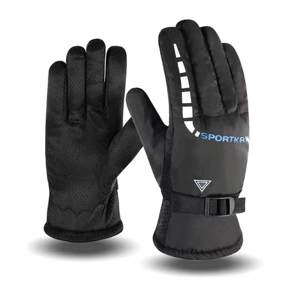 Vinterhandskar Touch Cold Waterproof Motorcykel Cykel Handskar Ut Red ONESIZE