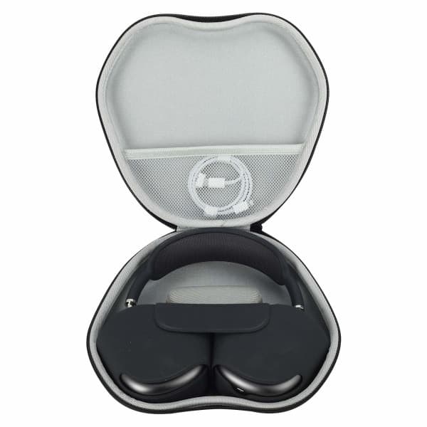 CDQ-etui kompatibelt med Airpods Max, grå