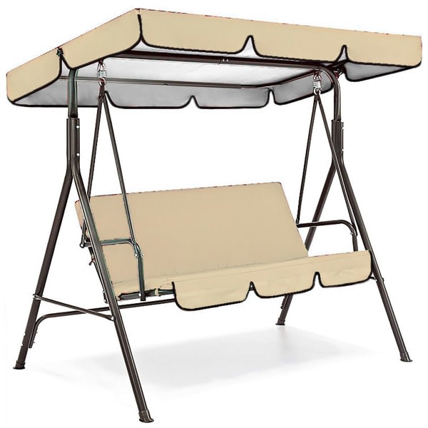 CDQ Utomhus Swing Canopy Replacement Cover Set, Canopy Top Cover