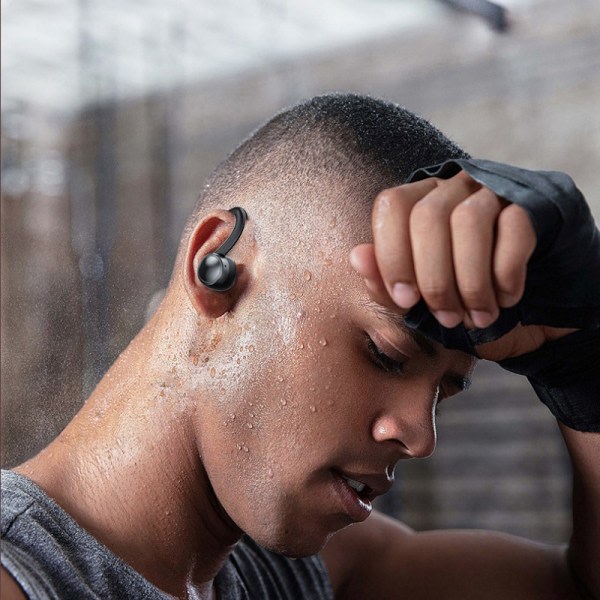CDQ Trådlösa Bluetooth 5.3 Clip-Ear hörlurar Svart SvartCDQ