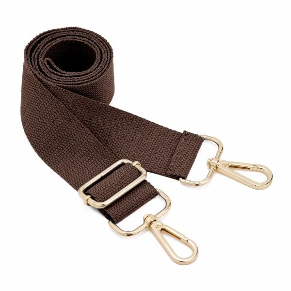 Justerbar ersättningsväska rem med svängbara metallkrokar Canvas handväska Axelremsväska Rem Messenger Bag Utbytbar rem för crossbody handväska